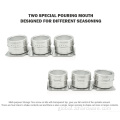 Spice Containers Set Set Of 6 Magnetic Spice Jars Seasoning Containers Supplier